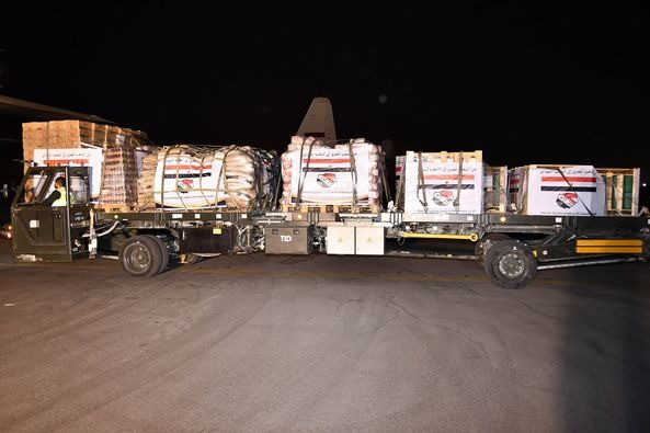 مصر ترسل 3 طائرات عسكرية فى ختام جسر المساعدات للسودان