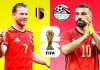 بث مباشر مشاهدة مباراة مصر ضد بلجيكا في كأس العالم