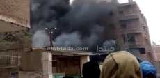 حريق مصنع 