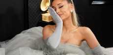 أريانا جراندى بإطلالة جريئة على السجادة الحمراء لحفل الـGrammy