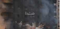 حريق عقار الهرم