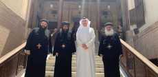 سفير البحرين فى زيارته لمصر