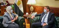 الدكتورة هالة زايد وأوليفر فارهيلى