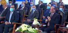 من حفل افتتاح مشروعات الصعيد بحضور الرئيس السيسى