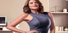 هيدى كرم مع ابنها