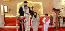 الأنبا مقار يرأس قداس عيد الغطاس بكاتدرائية مار جرجس بالعاشر من رمضان