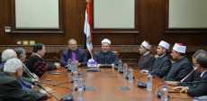 مفتى الجمهورية ووفد الطائفة الإنجيلية