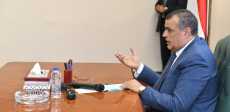 وزير الإنتاج الحربى خلال اللقاء