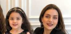 حفيدة هيفاء وهبى مع والدتها