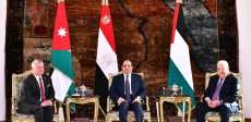 القمة المصرية الأردنية الفلسطينية