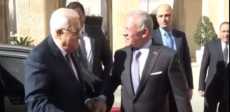 الرئيس الفلسطيني وملك الأردن