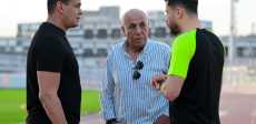 جلسة حسين لبيب مع لاعبي الزمالك