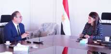 الدكتورة رانيا المشاط خلال اللقاء