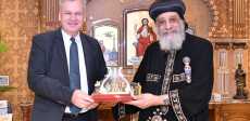 البابا تواضروس يستقبل السفير الألماني بالقاهرة