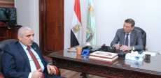 وزير الزراعة خلال اللقاء