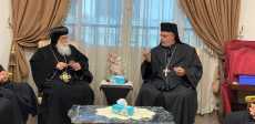 الأنبا توماس عدلي يستقبل الأنبا دوماديوس