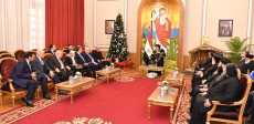 البابا تواضروس يستقبل رئيس النيابة الإدارية