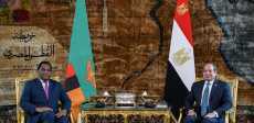 الرئيس السيسي ونظيره الزامبي