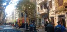 صور حريق عقار عابدين