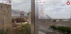 قصف مطار صنعاء