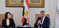 رئيس المجلس الأعلى لتنظيم الإعلام خلال اللقاء