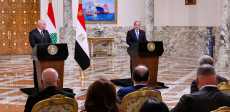 الرئيس عبد الفتاح السيسي والرئيس اللبناني