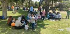 زحام كبير بحديقة الأزهر في ثالث أيام عيد الأضحى