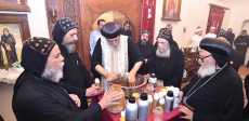 البابا تواضروس يزور دير العذراء
