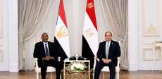 لقاء السيد الرئيس عبد الفتاح السيسي والبرهان