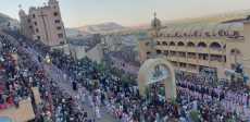الآلاف يواصلون التوافد على دير درنكة بأسيوط احتفالاً بصوم العذراء