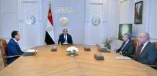 الرئيس عبدالفتاح السيسي خلال الاجتماع
