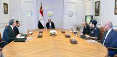 الرئيس السيسي خلال اللقاء