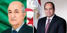 الرئيس السيسي ونظيره الجزائري