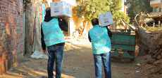 صناع الخير توزع 23 ألف كرتونة ووجبة