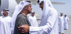 رئيس الإمارات يستقبل أمير قطر