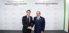 الرئيس السيسي وماكرون