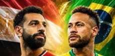 مباراة مصر والبرازيل