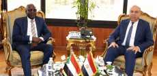 وزير الطيران المدني يستقبل وزير البنية التحتية والنقل السوداني