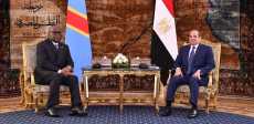 الرئيس السيسي يستقبل رئيس جمهورية الكونغو الديمقراطية