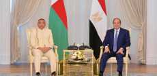 السيسي ورئيس مدغشقر