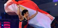 لاعبة منتخب مصر للمصارعة مودة بدوي