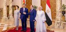 السيد الرئيس السيسي وقرينته يستقبلان الرئيس الصيني وحرمه - أرشيفية