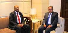 نبيل العربي ووزير الخارجية السوداني