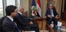 وزير السياحة والآثار مع السفير الياباني بالقاهرة