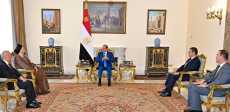 لقاء السيسي وعمار الحكيم