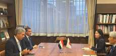 وزير السياحة خلال اللقاء