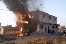 مصرع طفلة فى حريق بأسوان