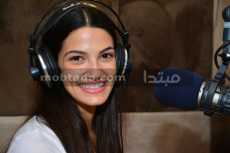 تارا عماد مع فادى إبراهيم على الراديو 9090