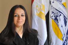 رئيس مجلس القضاء الأعلى يستقبل مايا مرسى