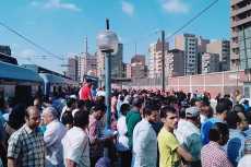 تعطل حركة مترو الأنفاق فى الخط الأول